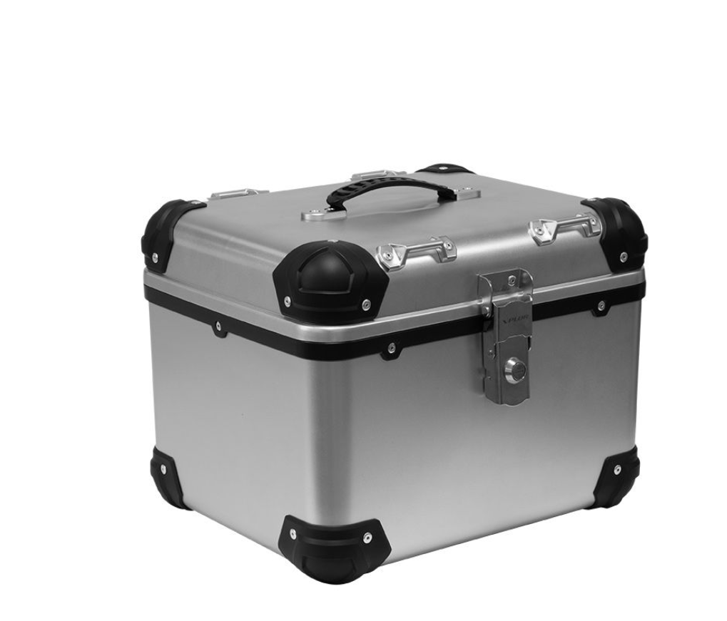 Bauletto moto 35 litri baule universale con piastra in plastica