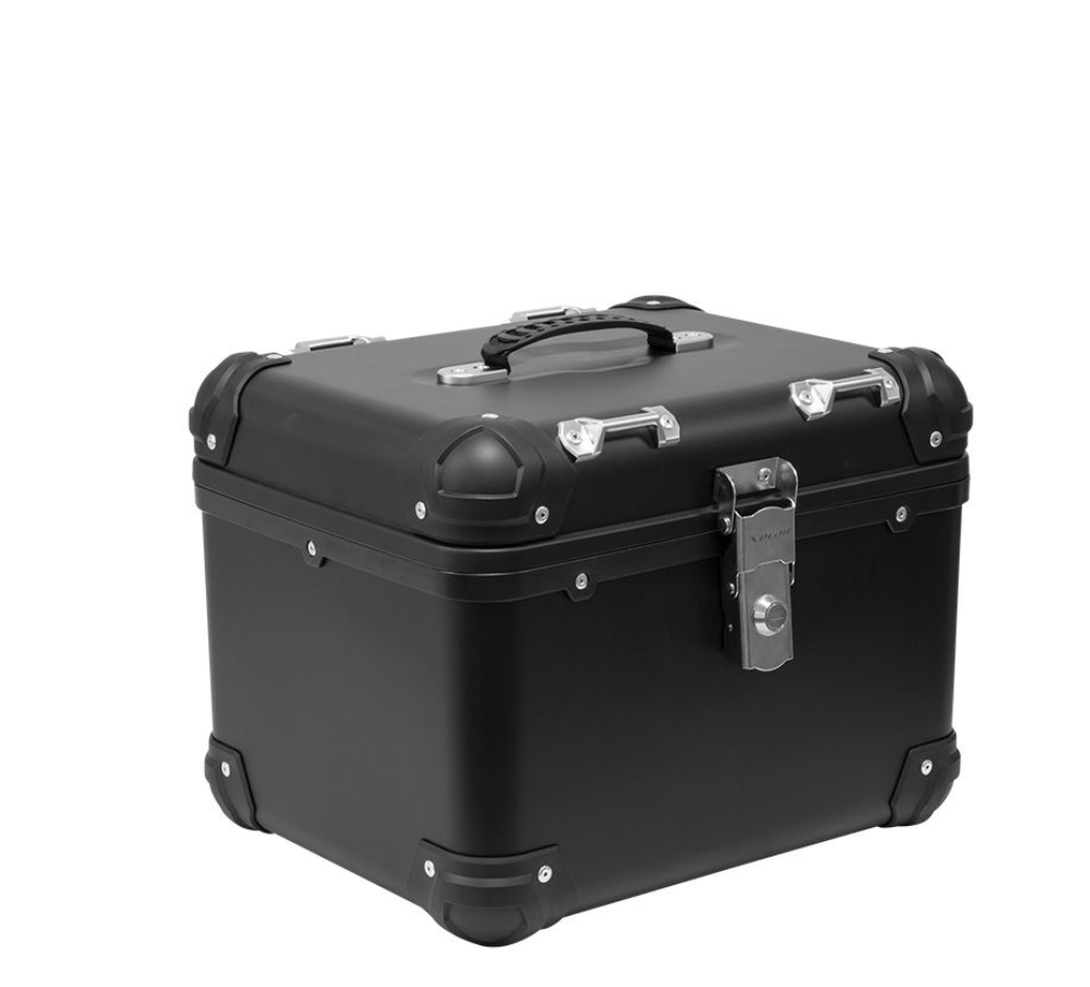 Bauletto moto 35 litri valigia rigida baule universale con piastra