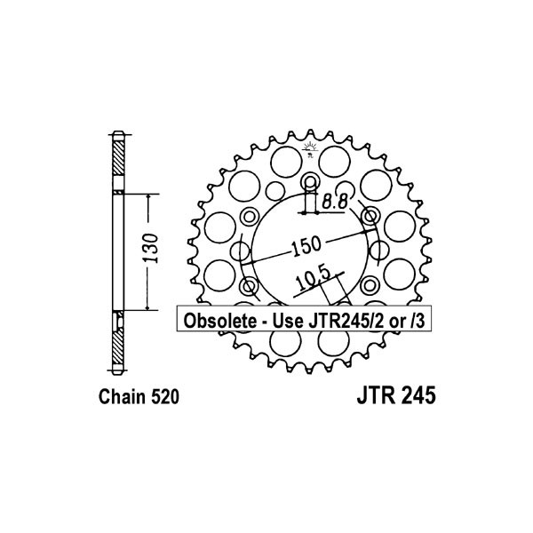 Honda fx vigor (rd09) 650 corona in acciaio p 520 z 43 1999 2000