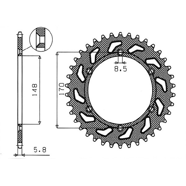 Suzuki rm 465 corona in acciaio p 520 z 47 1982 1982