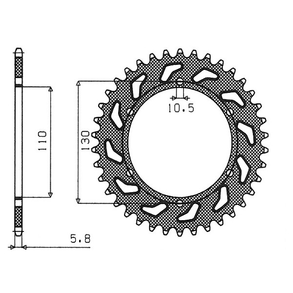 Kawasaki ex ninja r (ex250k8f) 250 corona in acciaio p 520 z 43 2008 2012
