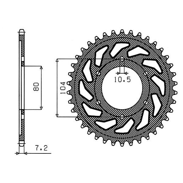 Kawasaki zx6r ninja 600 corona in acciaio p 525 z 42 1998 2001