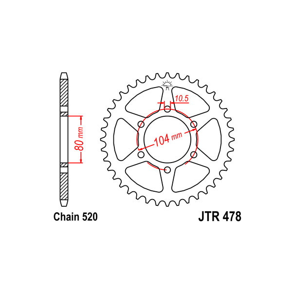 Kawasaki zx6r ninja 636 corona in alluminio p 520 z 45 2005 2006