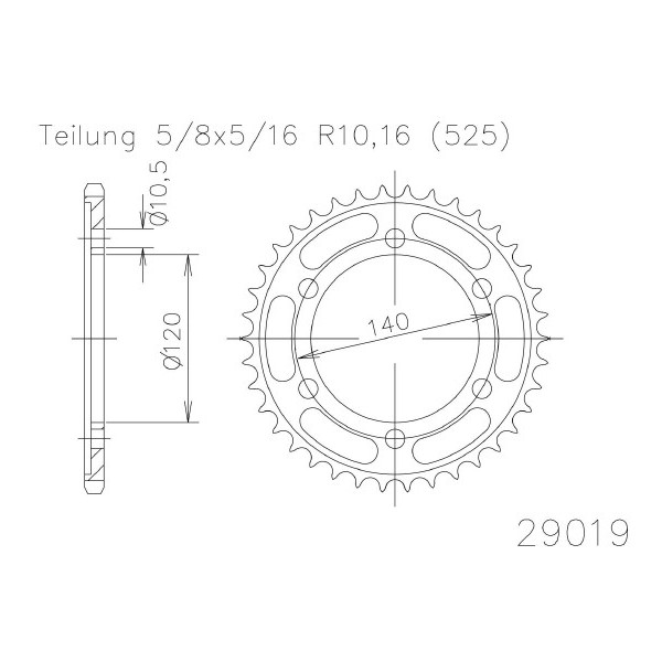 Kawasaki zx6r ninja 600 corona in alluminio p 525 z 40 1995 1997