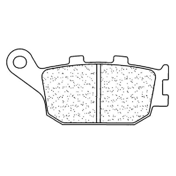 Honda cbf (pc39) 500 pastiglie freno post 2296rx3 2004 2006