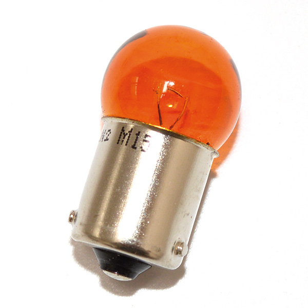 Aprilia atlantic (sp02) 125 lampada hert 12v-10w bau15s arancio c10 2003 2005