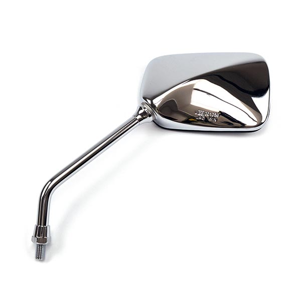 Specchio hert sinistro (sx) rettang.cromato moto passo 10 universale