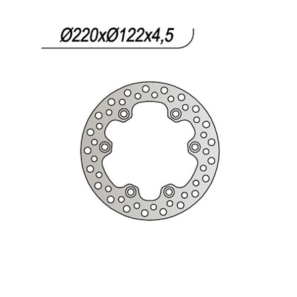 Honda cr r 125 disco freno posteriore ng 1119 1985 1988