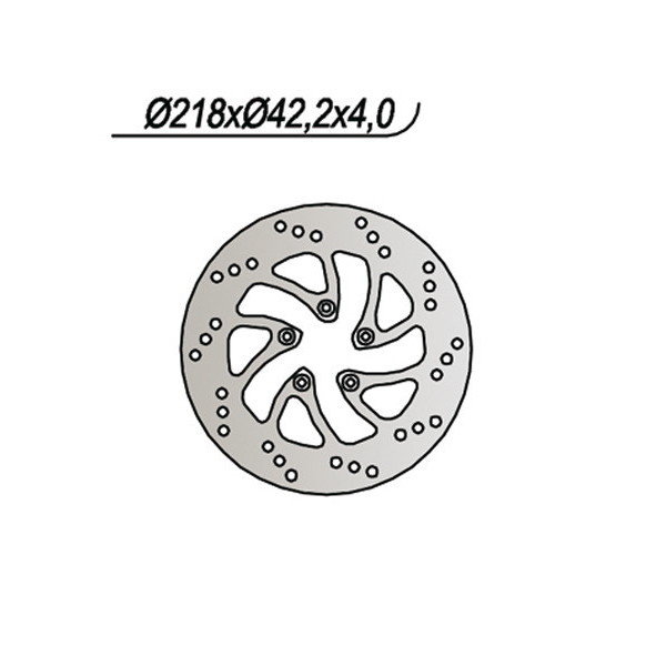Italjet jackpot 50 disco freno anteriore ng 281 2001 2001