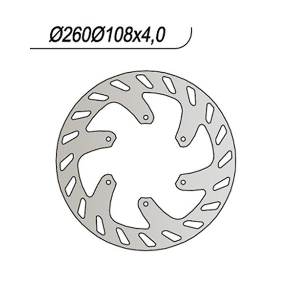 Factory chrono sm 50 disco freno anteriore ng 295 2002 2002