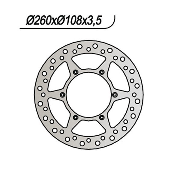 Alfer vre 125 disco freno anteriore ng 338 2003 2003