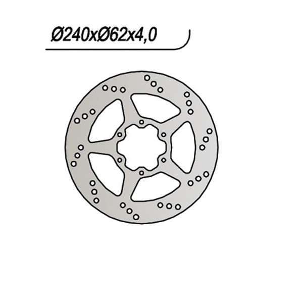 Honda crm r 125 disco freno anteriore ng 437 2000 2000