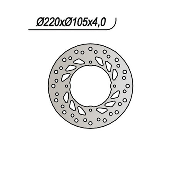 Honda crm r 125 disco freno posteriore ng 656 1990 1990