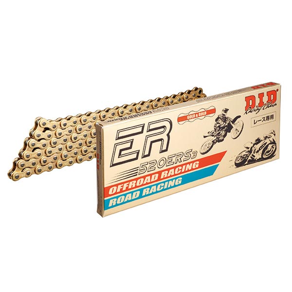 Catena did 520ers3 gold & gold - lunghezza: 112 maglie con giunto a rivetto zj