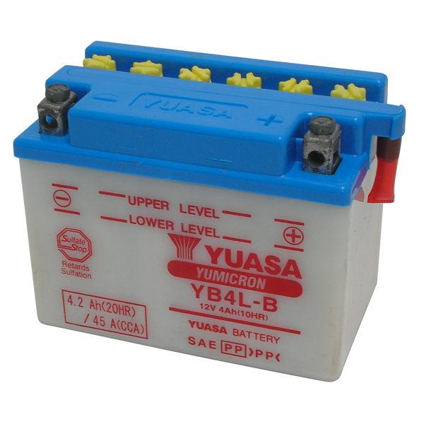 Cagiva mito 50 batteria yuasa yb4l-b 12v 4ah 1999 1999