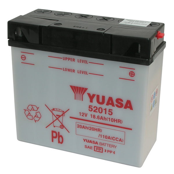 Bmw r 45-20kw / r 45-26kw n/t 450 batteria yuasa 52015 1975 1985