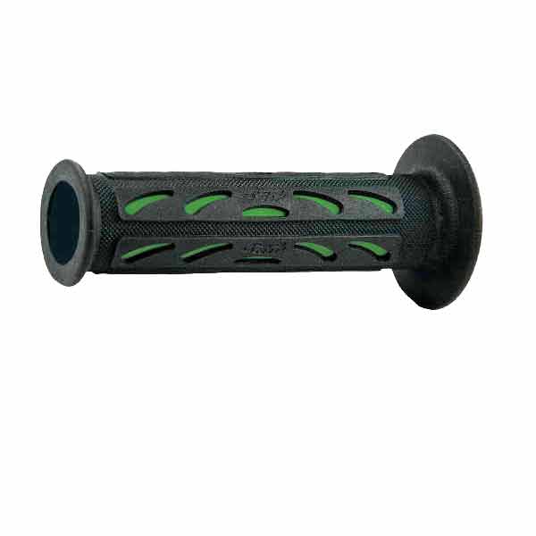 Manopole strada progrip 724 dual density verde ø mm 22-25 lungo mm 125 open