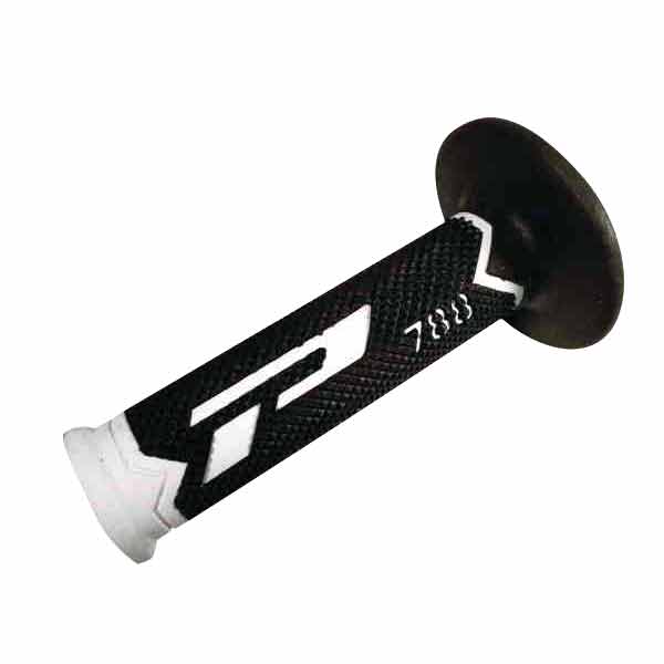 Manopole cross progrip 788 triple density bianco nero titan ø 22-25mm long 115mm