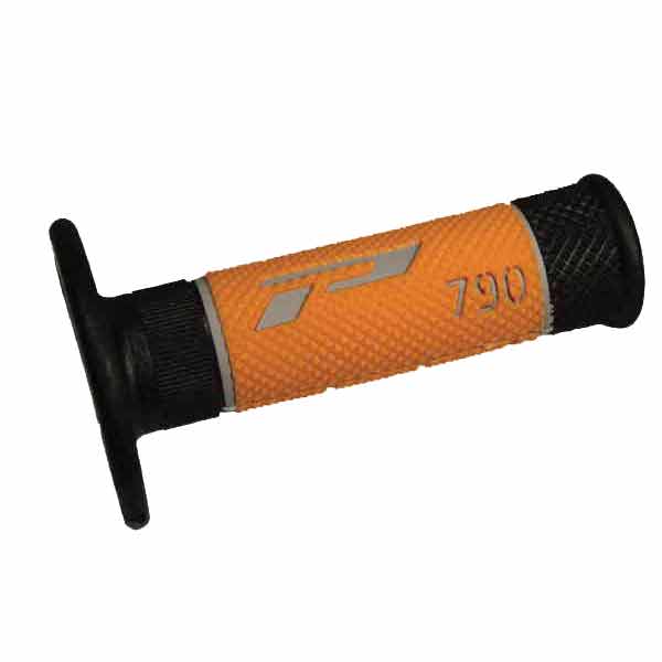 Manopole cross progrip 790 triple density arancio ø mm 22-25 / lungo mm 115