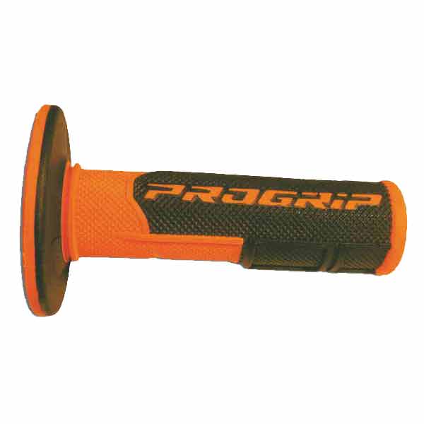 Manopole cross progrip 801 dual density arancio fluo ø mm 22-25 / lungo mm 115