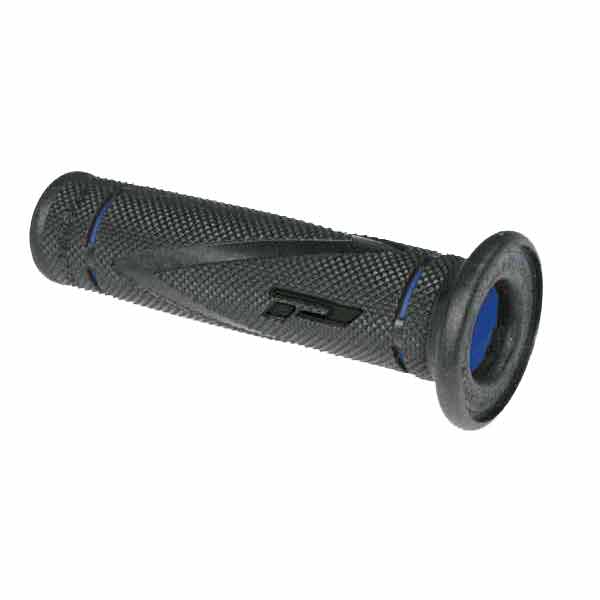 Manopole racing progrip 838 dual density blu ø mm 22-25 lunghezza mm 122 open
