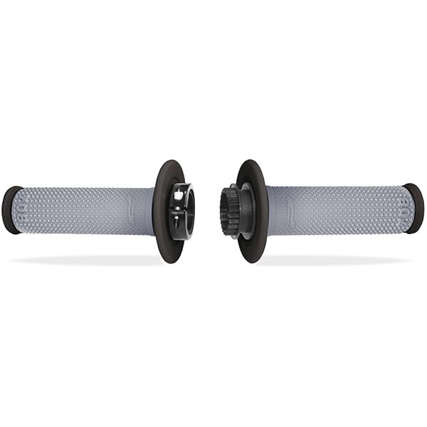 Manopole cross progrip 708 nero-grigio con sistema lock-on