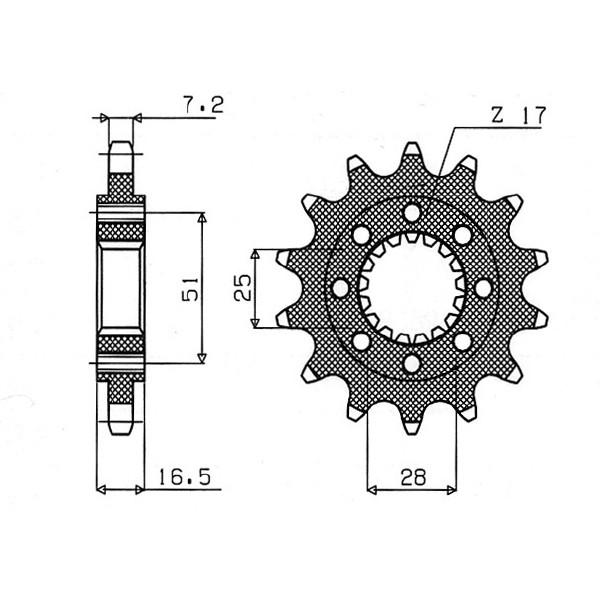 Ktm super duke gt 1290 kit trasmissione s-ac 17-38-525-112 did525zvmx 2016 2020
