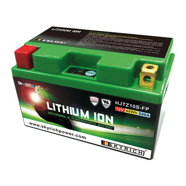 Aprilia rxv 450 batteria skyrich hjtz10s-fp 2005 2007