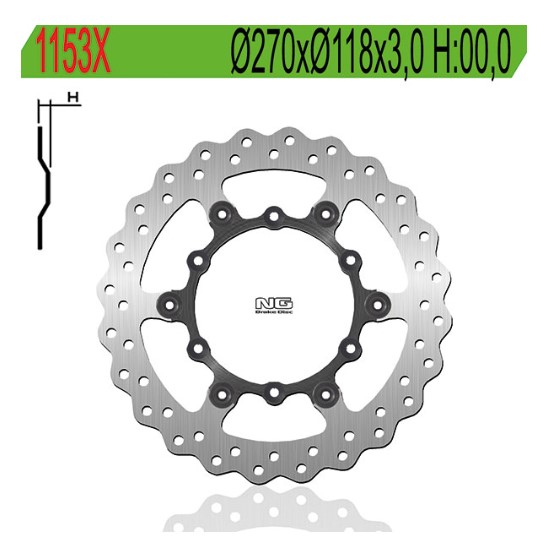 Suzuki rm 125 disco freno anteriore ng 1989 2008