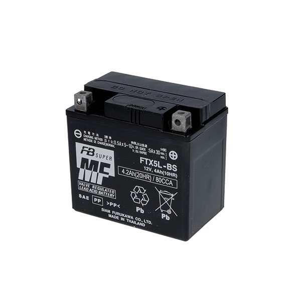 Betamotor alp 4t 200 batteria ftx5l-bs 12v-4ah attivata 2008 2010