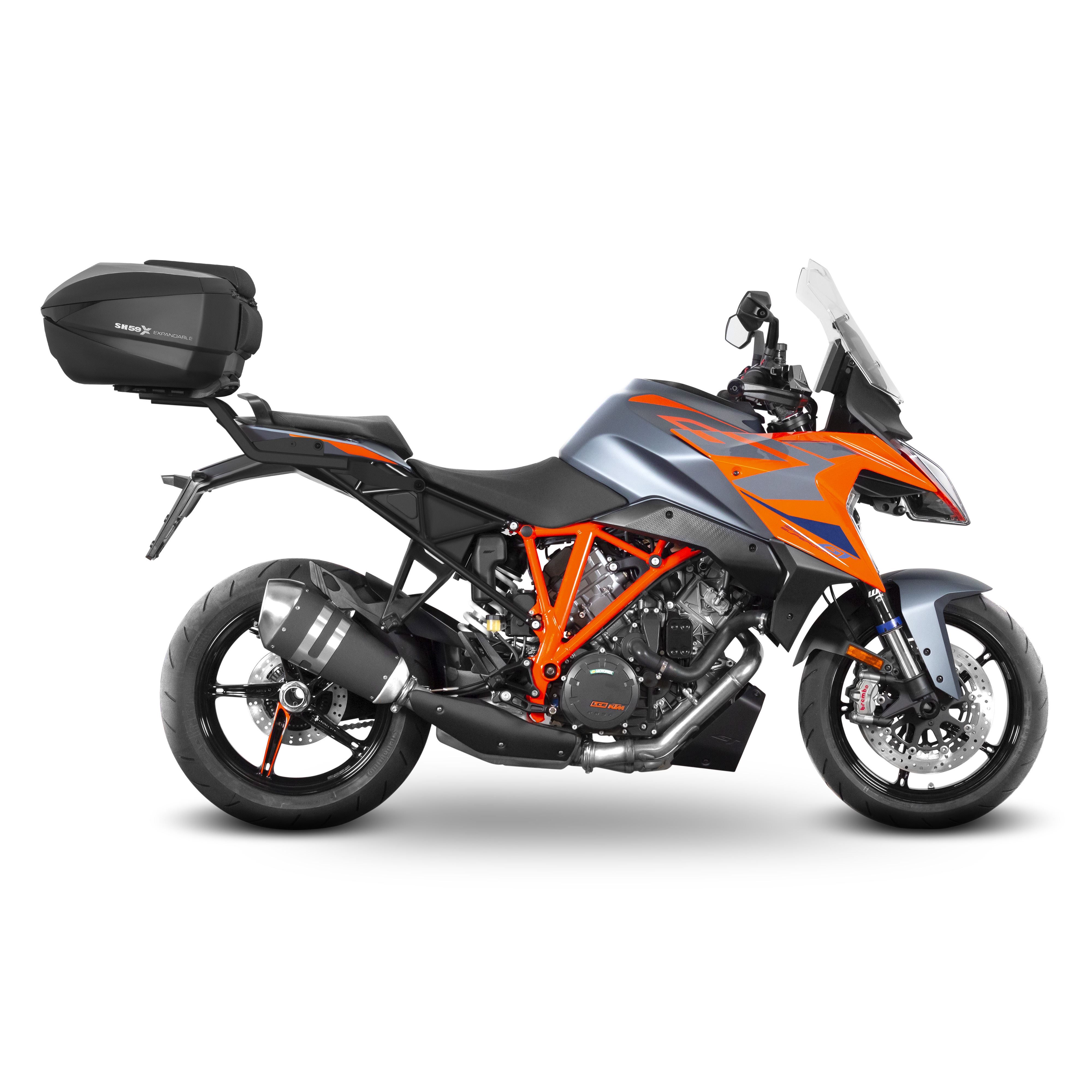 Ktm 1290 super duke gt 1290 kit piastra attacco + bauletto espandibile 2023 2026