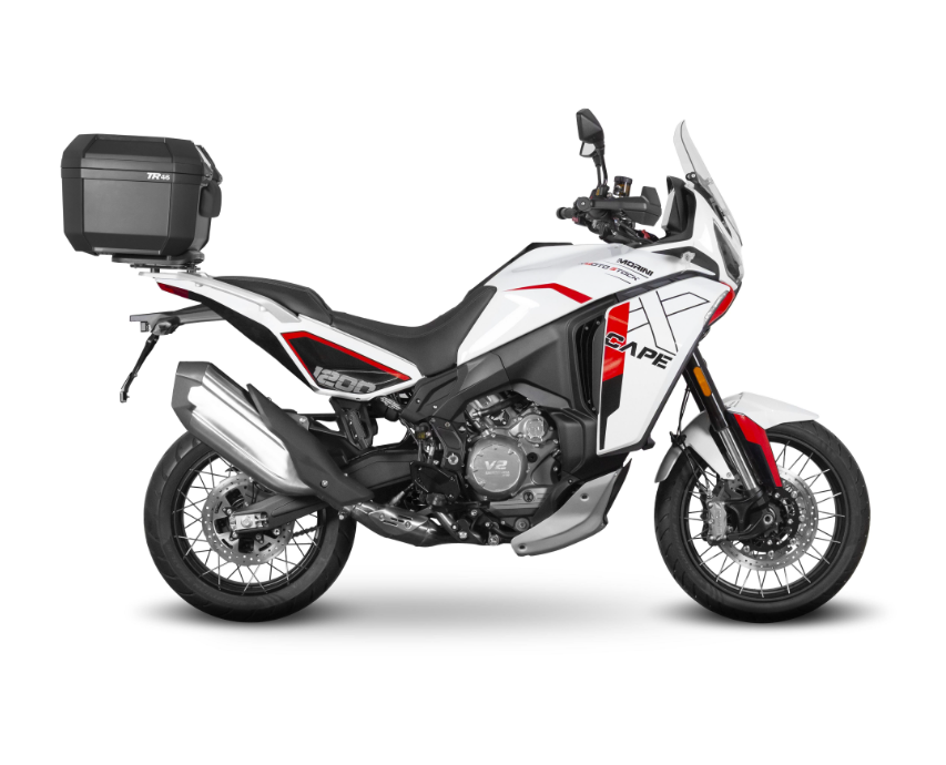 Moto morini x-cape 1200 kit completo shad tr48 bauletto piastra staffa 2025 2026
