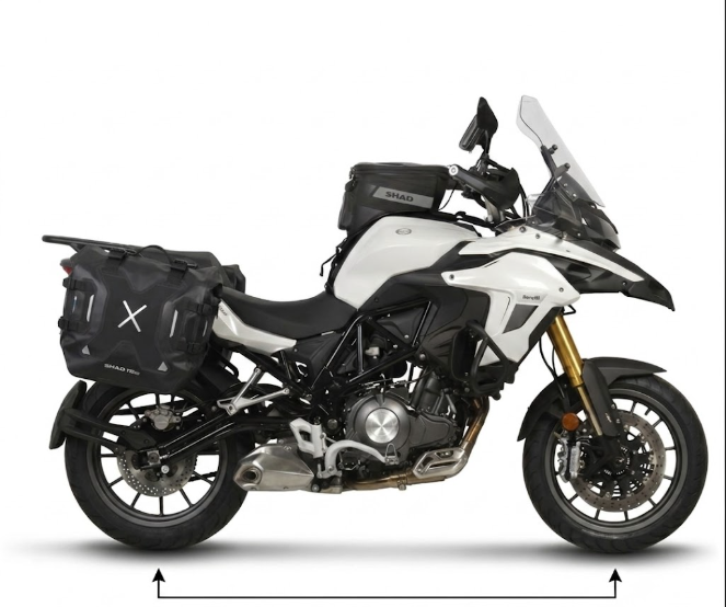 Benelli trk 502 4p system attacco + valigie borse laterali 2016 2026