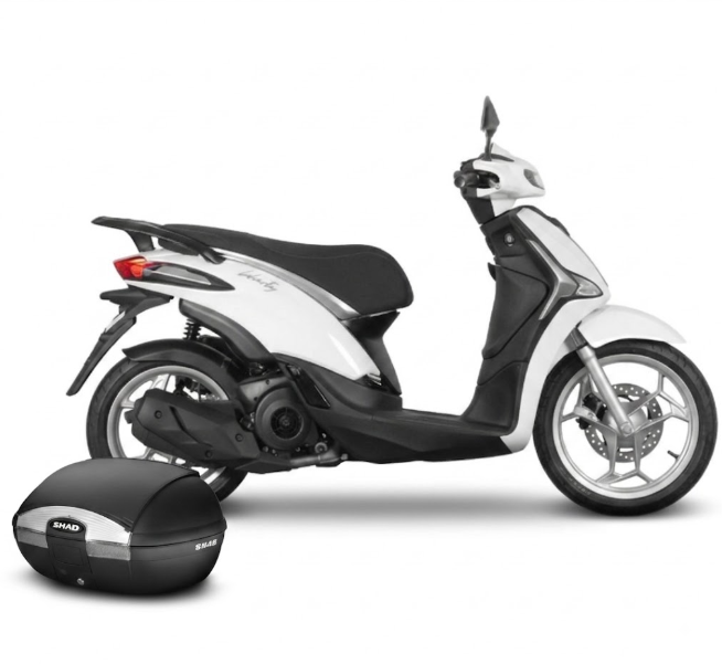 Piaggio liberty s 150 kit piastra fissaggio + bauletto posteriore sh45 2025 2026
