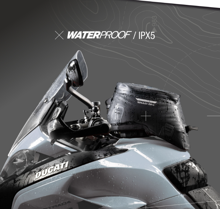 Yamaha mt-125 125 borsa serbatoio 7l + click system 2024 2026