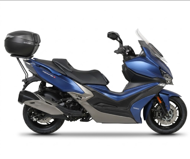 Kymco xciting 400 s 400 kit bauletto sh39 + staffe portapacchi 2018 2026