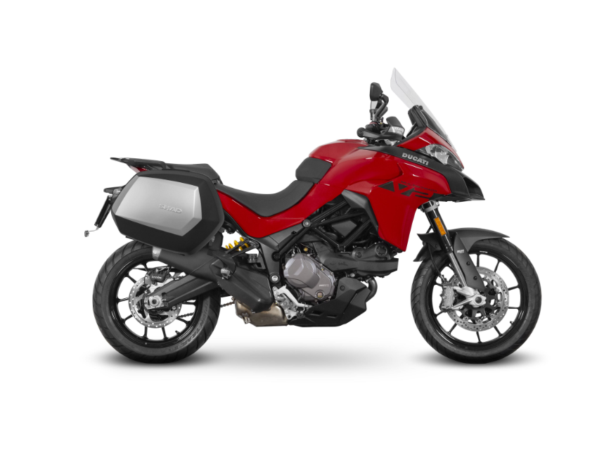 Ducati multistrada 1200 / enduro 1198 cc 3p system attacco + valigie 2016 2024
