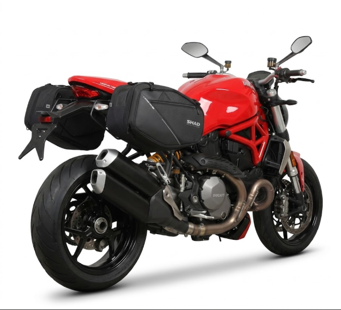 Ducati monster 797 803 cc kit fissaggio + borse laterali 2016 2024
