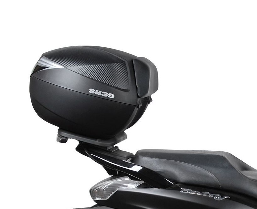 Piaggio beverly 125 125 kit piastra + bauletto + schienalino 2009 2018