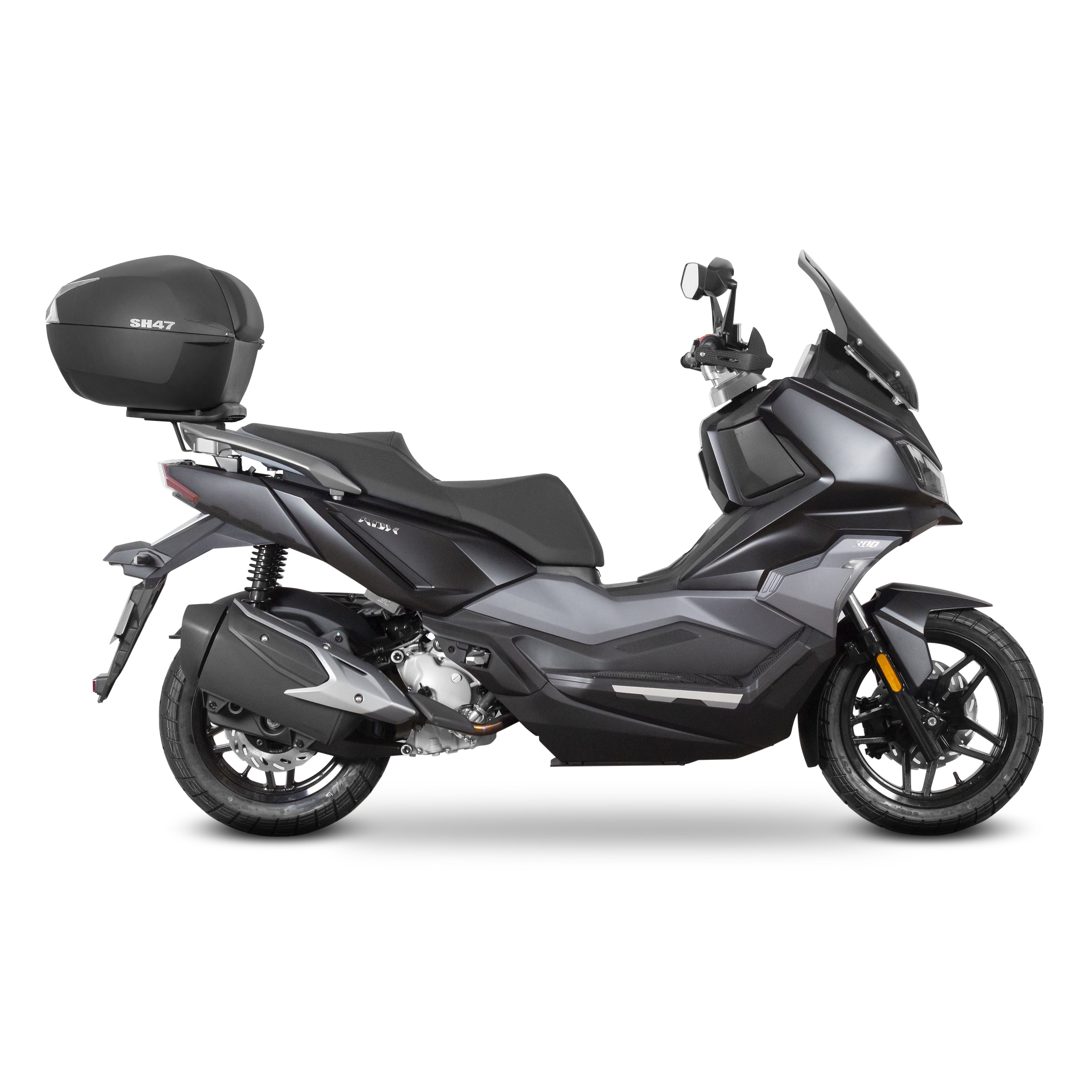 Sym adx 300 300 kit piastra + bauletto sh47 + schienalino 2025 2026