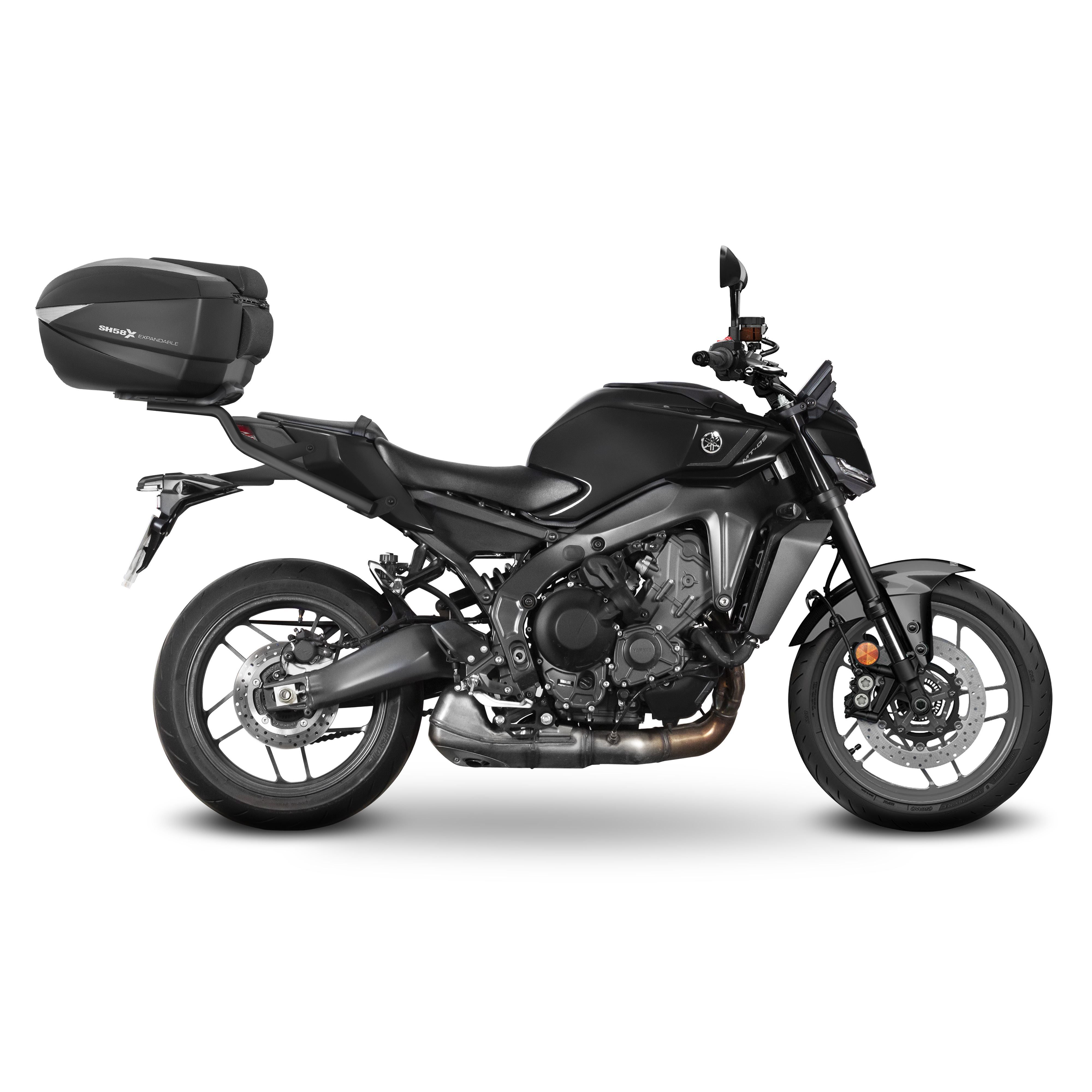 Yamaha mt-09 900 kit staffa piastra + bauletto espandibile 2024 2026