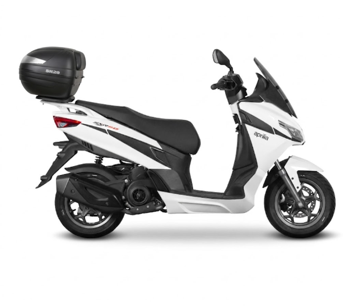 Aprilia sxr 50 50 piastra attacco + bauletto sh29 2026 2026