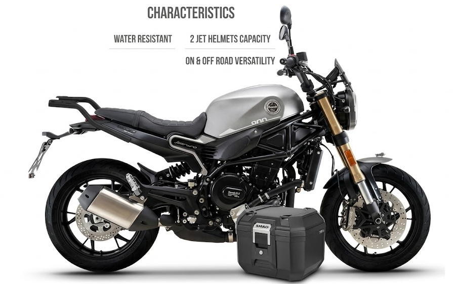 Benelli leoncino 800 800 kit piastra + bauletto tr41 2021 2026