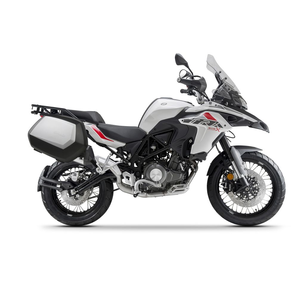 Benelli trk 502 x 500 3p system staffe + valigie alluminio 2018 2026