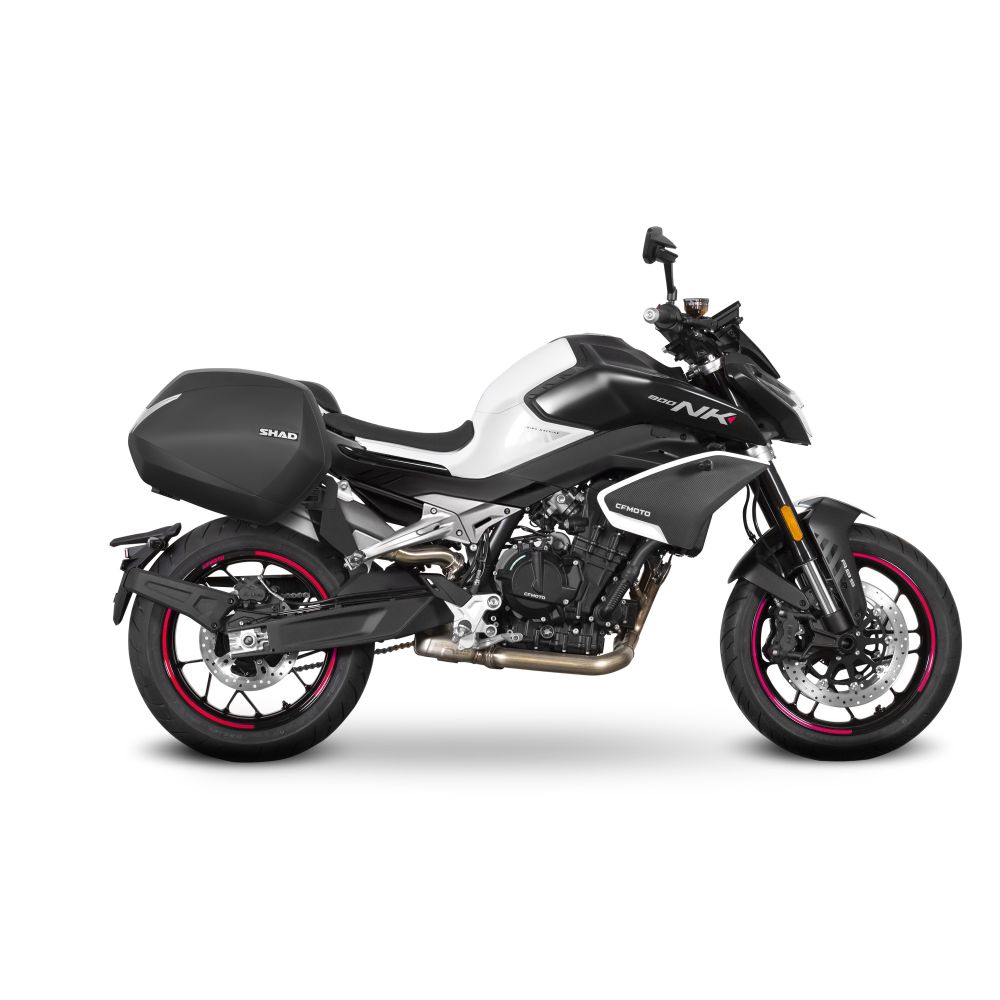 Cfmoto 800 nk / sport / adv 800 kit 3p staffe + valigie carbon 2023 2026