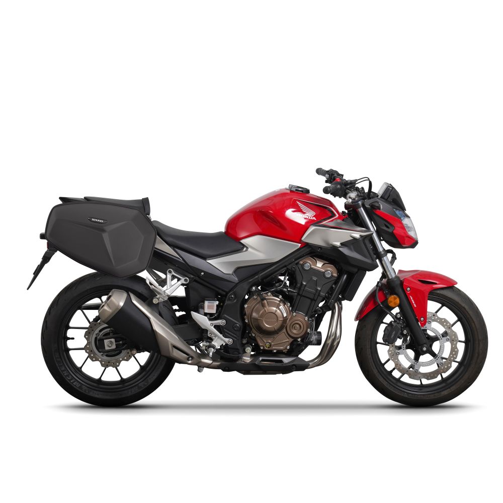 Honda cb500f 500 kit attacco staffe + borse valigie laterali 2019 2026