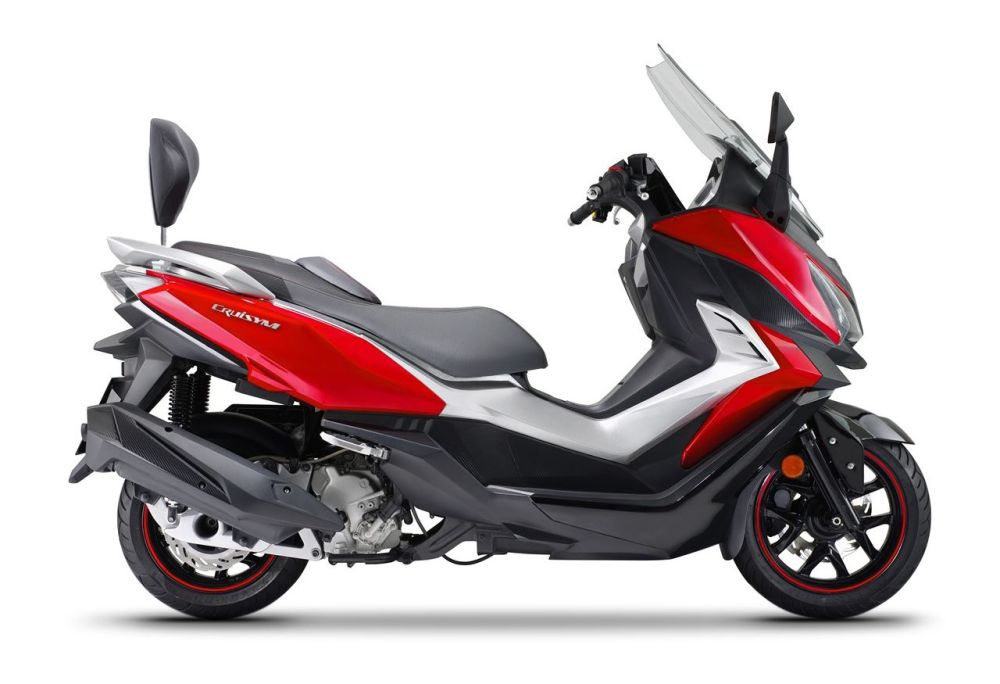 Sym cruisym 125i / 300i 125 / 300 kit fissaggio + schienalino cuscino 2018 2026