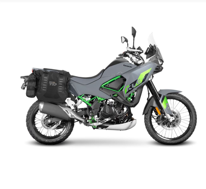 Kawasaki kle 500 4p system attacco + borse laterali 2026 2026