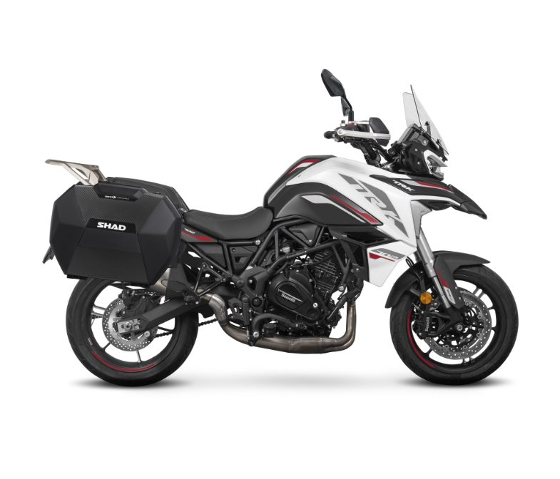 Benelli trk 702x n.d kit valigie laterali espandibili + fissaggio 3p 2023 2026