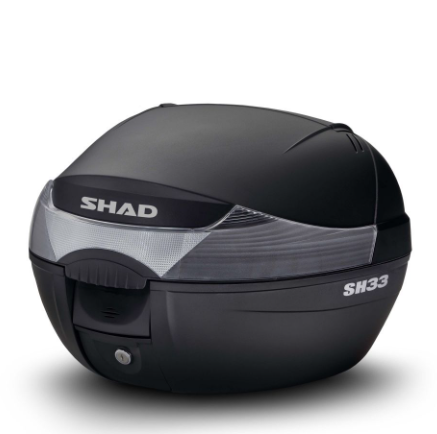 Shad sh33 bauletto rigido posteriore nero 33l + schienalino
